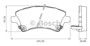 Imagen de PASTILLAS DE FRENO DELANTERA TOYOTA COROLLA 1.6/1.8/2.0 16V